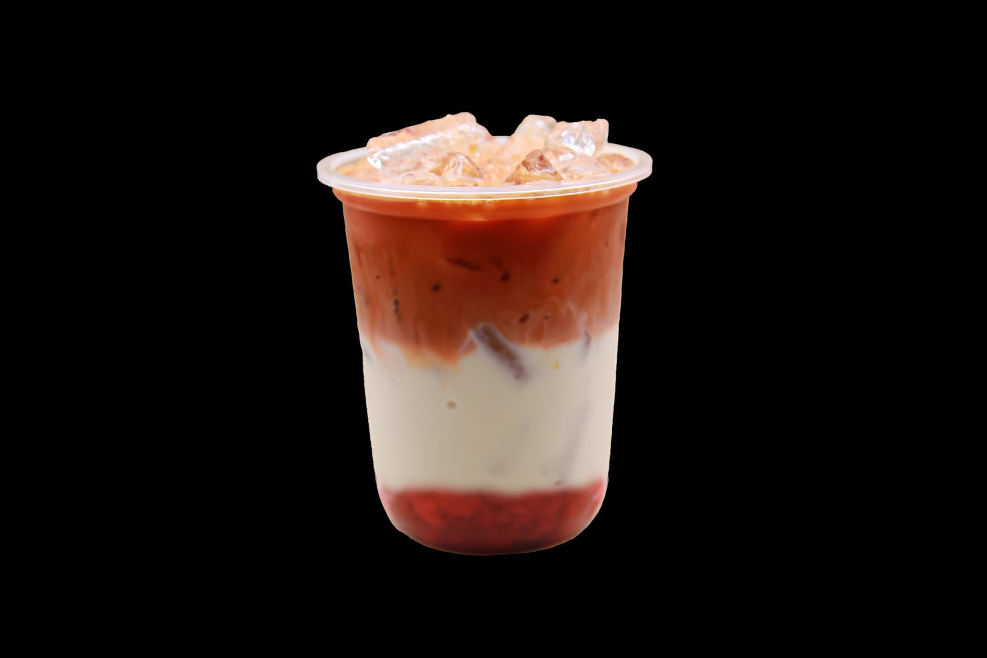 ชาไทยสตรอว์เบอร์รี — Strawberry Thai Tea